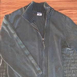 Columbia zip-up sweater